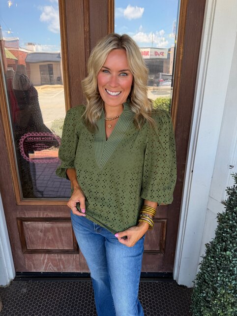 The Olive Green Top