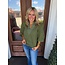 The Uptown Peach The Olive Green Top