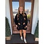 The Uptown Peach Touchdown Time Jacket Dress