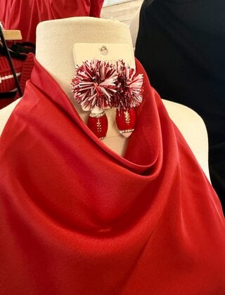 Pompom Earrings