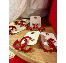 Paw Station Red Hoops