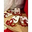 The Uptown Peach Paw Station Red Hoops