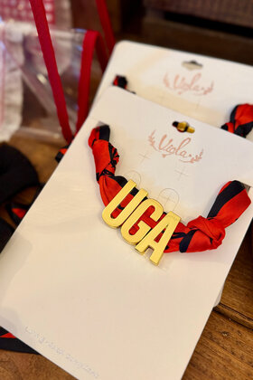 GAMEDAY UGA Scarf Necklace