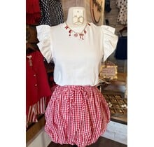 Farrah Flutter Sleeve Top