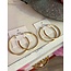 The Uptown Peach Everyday Gold Hoops