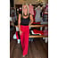 The Uptown Peach Clean Hem Wide Leg Red Jeans