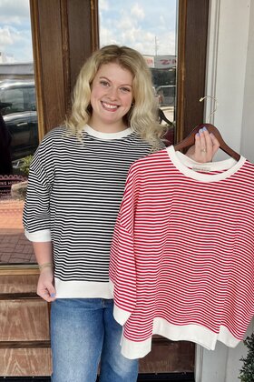 Sassy Stripe Top