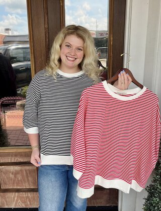 Sassy Stripe Top