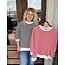 The Uptown Peach Sassy Stripe Top