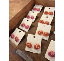Pumpkin Bow Earrings