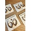 The Uptown Peach Olivia Oval Huggie Earrings