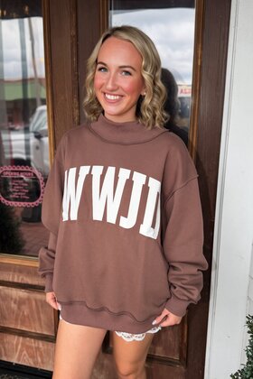 WWJD Mockneck