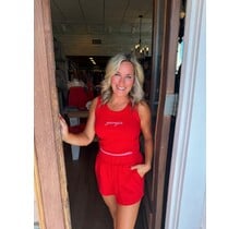Contrast Waistband Lounge Shorts