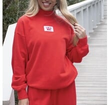 LULU MAC Terry Cloth Mockneck