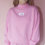 LULU MAC Terry Cloth Mockneck