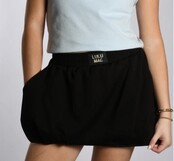 LULU MAC Navy Bubble Skirt