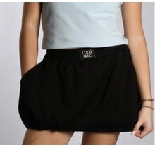 LULU MAC Navy Bubble Skirt