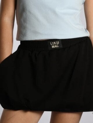 LULU MAC Navy Bubble Skirt
