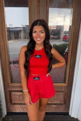 Bright Red Go Dawgs Tank