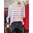 The Uptown Peach Classic Stripe Knit