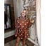 The Uptown Peach Polka Dot Set