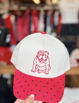 Polka Dot Bulldog Hat