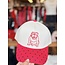 The Uptown Peach Polka Dot Bulldog Hat