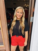 LULU MAC Red Polka Dot Boxer Shorts