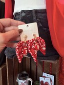 Red Zone Glam Earrings