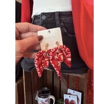 Red Zone Glam Earrings