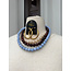 The Uptown Peach 3 Layered Multicolor Marble Necklace