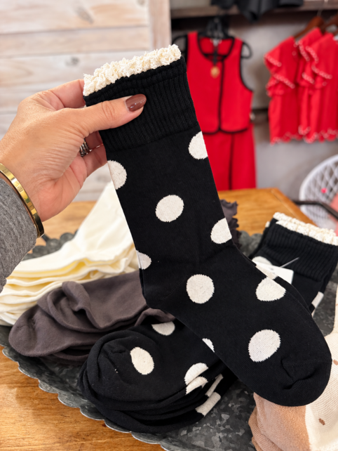 Polka Dot Socks