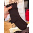 The Uptown Peach Double Ruffle Socks