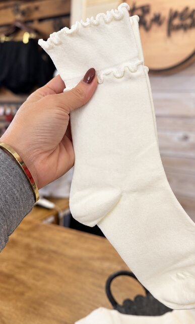 Double Ruffle Socks