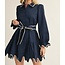 The Uptown Peach Midnight Muse Bow Dress