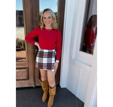 Holiday Wrap Skort
