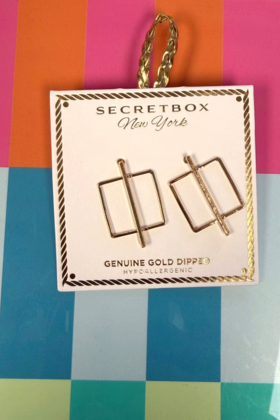 Square & Bar Earrings