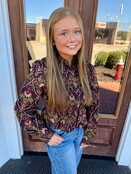 Autumn Heirloom Smocked Blouse