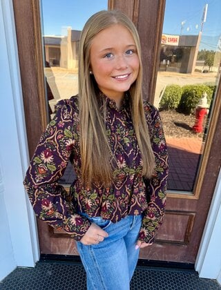 Autumn Heirloom Smocked Blouse
