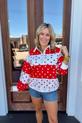 Polka Dot Dream Pullover