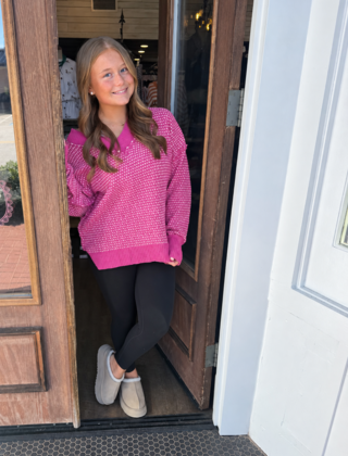 Berry Bright Sweater