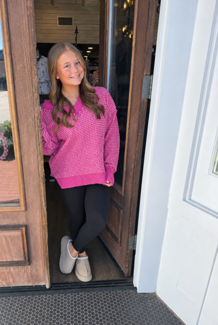 Berry Bright Sweater