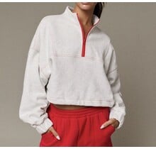 Red Stitch Grey Pullover