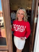 Sweet Georgia Red Pullover
