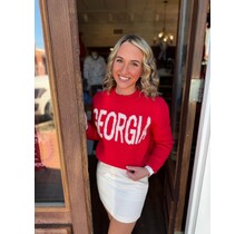 Sweet Georgia Red Pullover