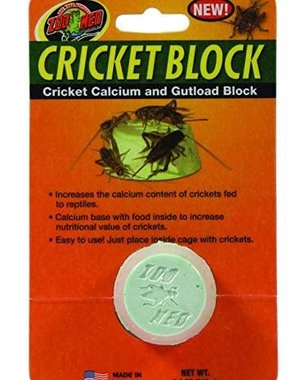 Zoo Med Laboratories Zoo Med Cricket Block – Cricket Calcium and Gutload Block