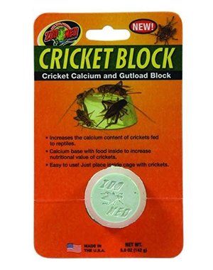 Zoo Med Laboratories Zoo Med Cricket Block – Cricket Calcium and Gutload Block