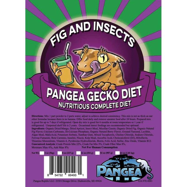 Pangea Pangea Gecko Diet - Fig & Insects