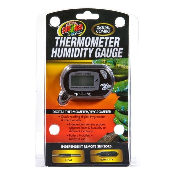 Zoo Med Laboratories Zoo Med Digital Combo Thermometer Humidity Gauge