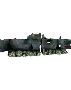Burgham Aqua-Fit Aqua-Fit Submarine Wreck 16x4x3"